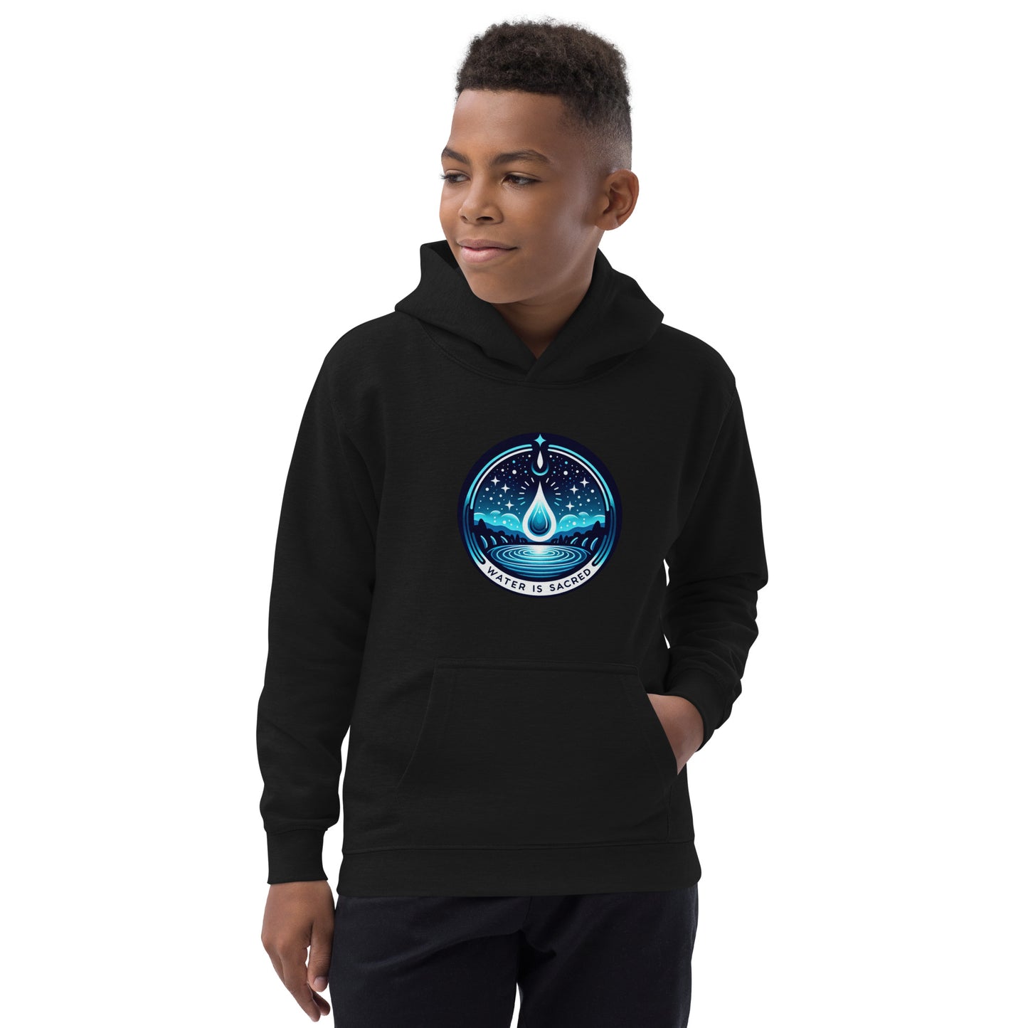 Water is Sacred- Kids Hoodie