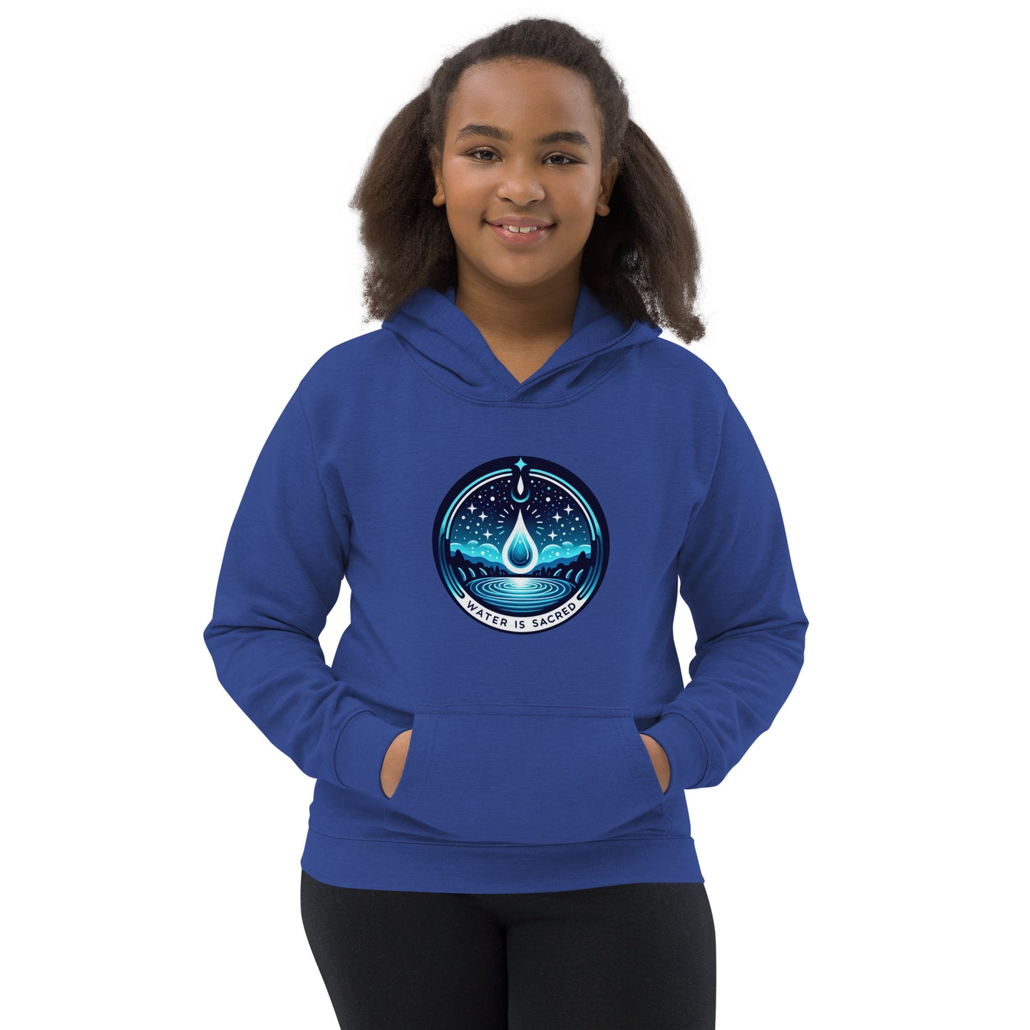 Water is Sacred- Kids Hoodie