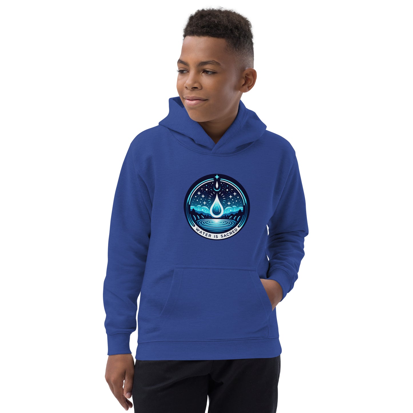 Water is Sacred- Kids Hoodie