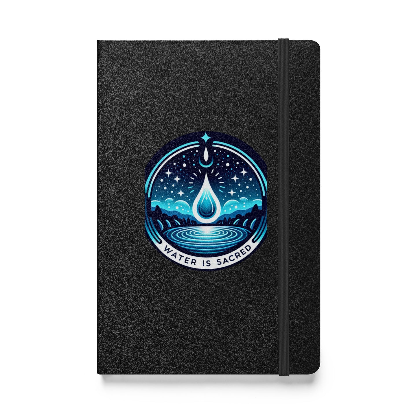 Water Is Sacred- Hardcover bound notebook