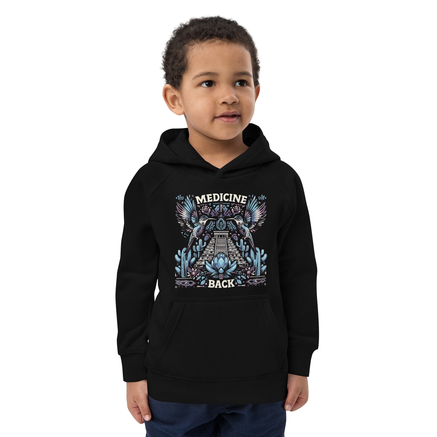 Medicine Back- Kids eco hoodie