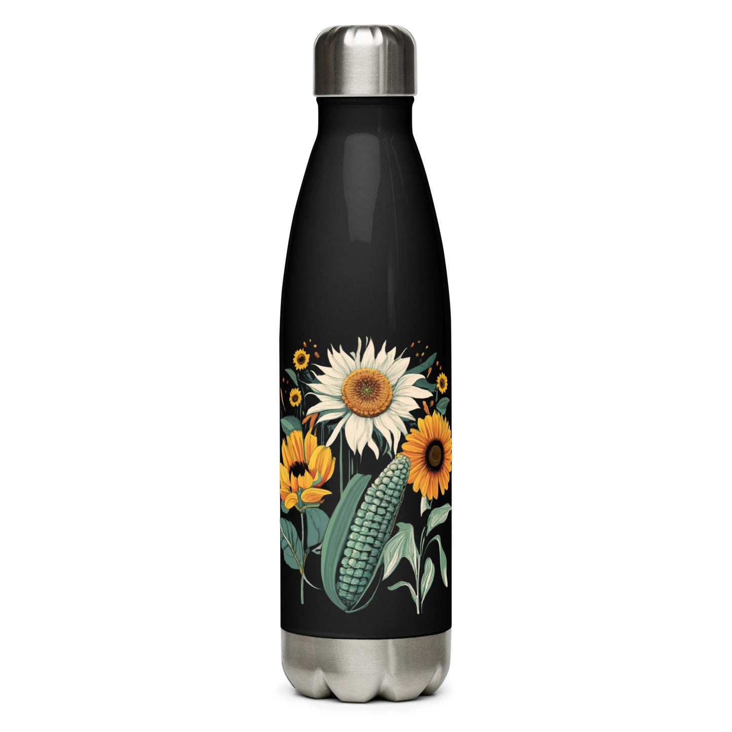 Sacred Sunflower Corn Stainless steel water bottle